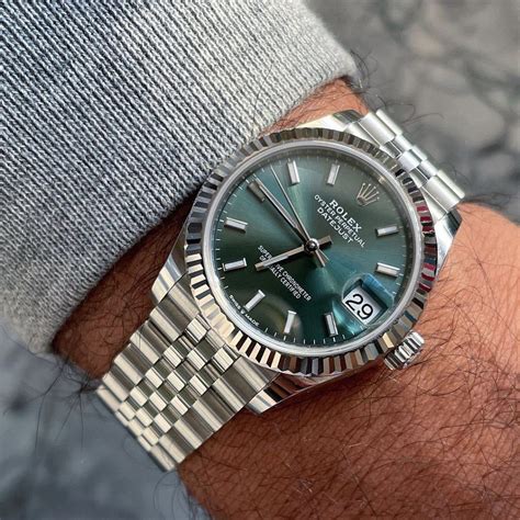 men green dial rolex